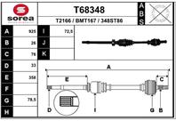 Вал приводной EAI T68348