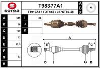 Вал приводной EAI T98377A1