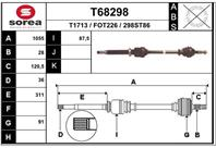 Вал приводной EAI T68298