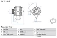 0 258 003 445_лямбда-зонд! subaru impreza 1.6i/2.0i 98-00/legacy 2.0/2.5 98-03