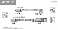 JM-ABM3P_к-кт проводов! Audi 80 1.3-2.0 84&gt