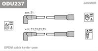 Jm-odu237_к-кт проводов! opel kadett d/e 1.3 80-8