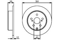 0 986 479 419_диск тормозной задний! toyota rav4 2.0vvt-i/2.2 d-4d/d-cat 03.06&gt