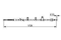 1 987 482 618_трос ручника л.!\ Hyundai iX35 10>