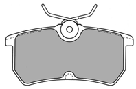 Колодки тормозные задние ford