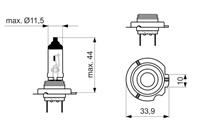 ЛАМПА 12V 65W H18 PURE LIGHT