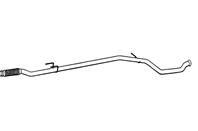 FENNO P4844 Трубопровод выпускной PEUGEOT 206 1.6 04-