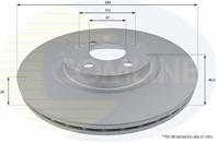 ДИСК ТОРМ BMW 2 Series 14-, X1 15- (С ПОКРЫТИЕМ)