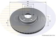 ДИСК ТОРМ BMW 5 Series  16-, 6 Series 17-, 7 Series 15-, X3 17-, X4 18-