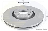 ДИСК ТОРМ CIT C4 1.6/2.0/2.0HDI 04- ПЕР ВЕНТ 301.5X26