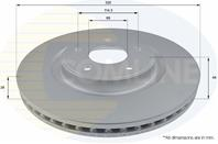 ДИСК ТОРМ Nissan X-Trail 13- (С ПОКРЫТИЕМ)