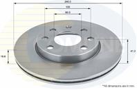 Диск торм opl corsa c 00-
