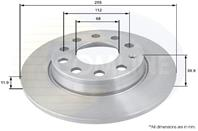 ДИСК ТОРМ Audi A4 01 ->, A5 09 ->, Seat Exeo 08 ->, VW Passat 01 -> 0