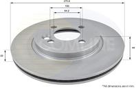 Диск торм mini one/cooper/s r50/r52/r53 1.4/1.6 пер вент pd 276x23