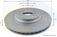 ДИСК ТОРМ BMW 3 05 ->, X1 09 -> (С ПОКРЫТИЕМ)