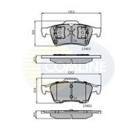 КОЛОДКИ ЗАД NIS PRIMERA 1.6-2.2DI REN ESPACE LAGUNA 1.6-2.2DCI 3.0 01-