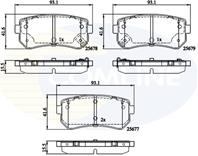 КОЛОДКИ HYU CRETA KIA OPTIMA PICANTO ALL 11-