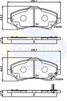 Колодки пер jeep wrangler iii/cherokee 07-/dodge nitro/journey 07-/chr Колодки пер jeep wrangler iii/cherokee 07-/dodge nitro/journey 07-/chr
