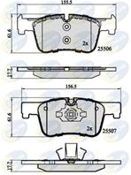 Колодки пер bmw f20/f21 1.8d/2.0d 10-
