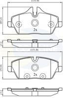 КОЛОДКИ ПЕР BMW E81E87MINI ONECOOPER 04-