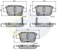 КОЛОДКИ ЗАД TOY AVENSIS AVENSIS LIFTBACK COROLLA VERSO 1.6-2.4 00-
