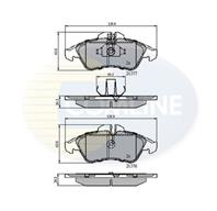 Колодки пер mer sprinter/vw lt 96-/vito