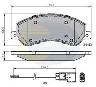 Колодки frd commercial transit 06-