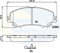 Колодки nis qashqai 13-