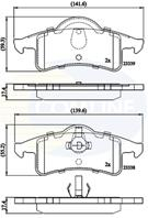 КОЛОДКИ JEEP GRAND CHEROKEE 99 -