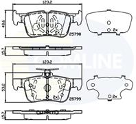 Колодки frd mondeo 14-