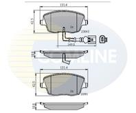Колодки seat cordoba 99 -/ibiza 02 -/skoda fabia 99 -/pratik 07 -/roomster 06 -/vw po