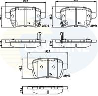 КОЛОДКИ FIAT 500L 13-