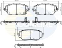 КОЛОДКИ ТОРМ Toyota C-HR 16-