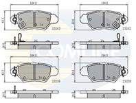 Тормозные колодки зад. opel zafira/astra g 1.2-2.2
