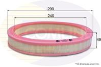 Фильтр возд frd escort 86/91/iv-vii/fiesta iii/orion ii/iii 1.3 85-99