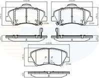 Колодки пер hyu accent 1.4i 11-