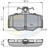 КОЛОДКИ ЗАД NIS PRIMERA ALMERA 1 5I-2 2D TDI 2 0I D 16V 90-