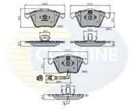 КОЛОДКИ AUDI A3 03 -/TT 06 -/SEAT LEON 00 -/SKODA SUPERB 08 -/VW EOS 06 -/GOLF 02 -,