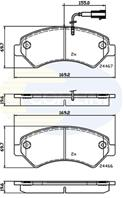 КОЛОДКИ CIT RELAY 06-/FIAT DUCATO 06-/PGT BOXER 06-