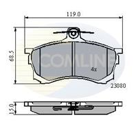КОЛОДКИ MIT CARISMA 95 - 99
