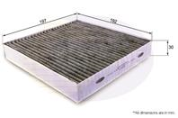 Фильтр салона jag xf/xj 3.0-4.2/2.7d/3.0d 08- (уголь)