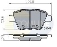 К-кт колодки зад vw golf v/vi/touran/sko superb/yeti 1.2tsi-2.0tsi/tdi 05-