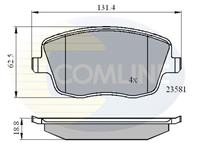 Колодки seat ibiza 02 -/skoda fabia 99 -/pratik 07 -/roomster 06 -/vw polo 01 -