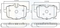 Колодки bmw 5 10-