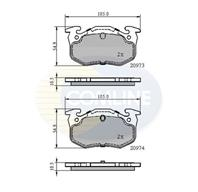Колодки cit saxo 97 - 03/xsara 97 - 01/pgt 206 01 -/306 99 - 02