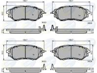 Тормозные колодки передн subaru legscy/tribeca/aut