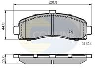 Колодки пер nis micra 1.0-1.4/1.5d 92-03
