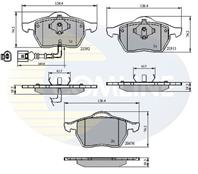 КОЛОДКИ ПЕР VW GOLF IV/BORA 1.8T/1.9TDI/VR5/VR6