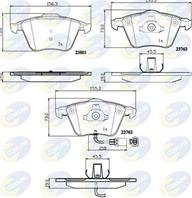 КОЛОДКИ ПЕР AUDI A4/A6/A8 00- (С ДАТЧИКОМ)