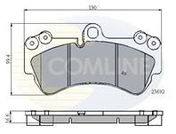 Колодки пер vw touareg 3.2/4.2/2.5tdi/5.0tdi диск 17 02-